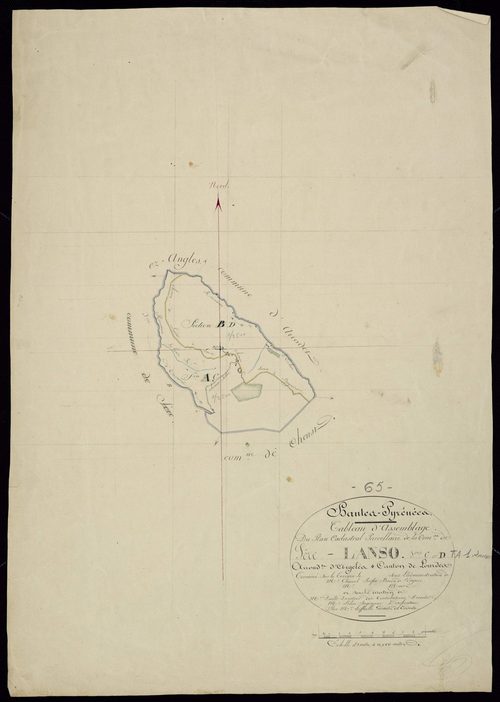 Sère-Lanso - Sère-Lanso.- Lanso : tableau d'assemblage.