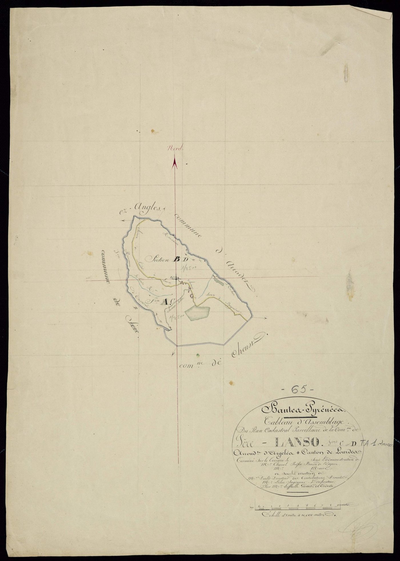 Sère-Lanso - Sère-Lanso.- Lanso : tableau d'assemblage.