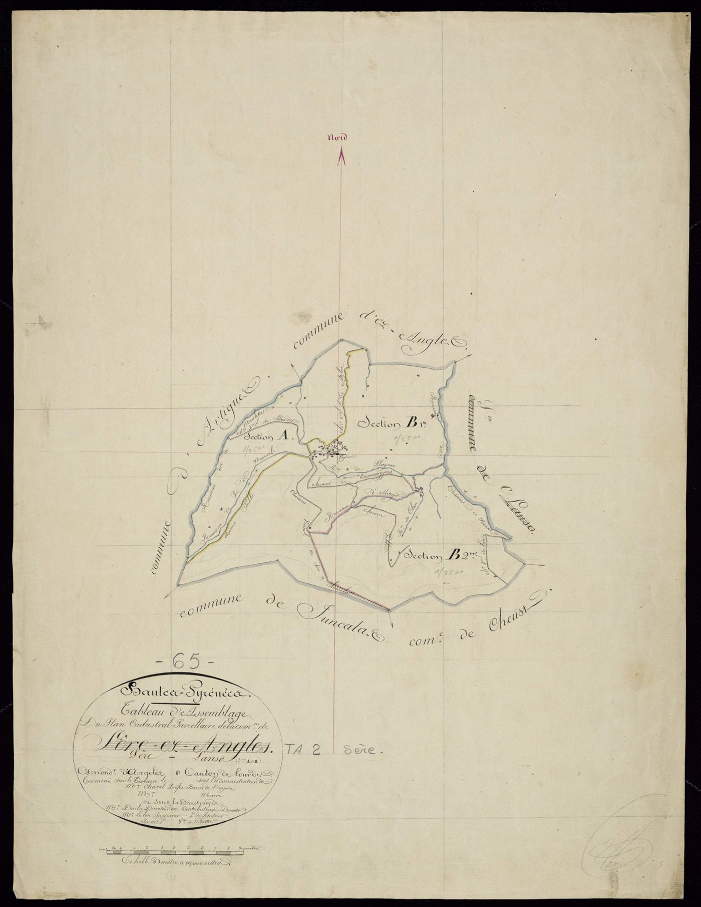 Sère-Lanso - Sère-Lanso.- Sère : tableau d'assemblage.