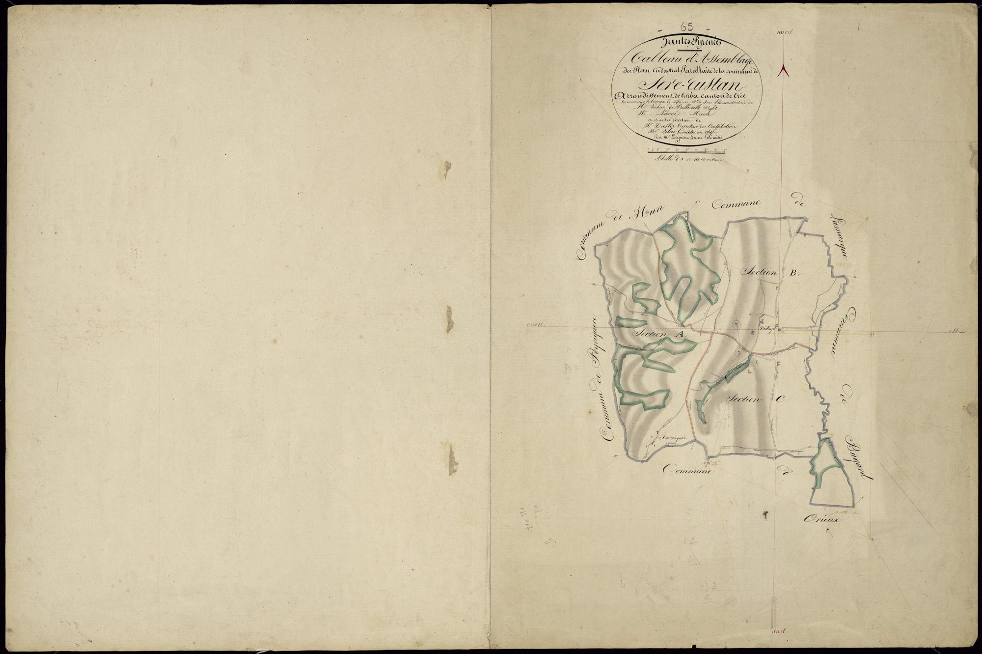 Sère-Rustaing - Sère-Rustaing.- Tableau d'assemblage