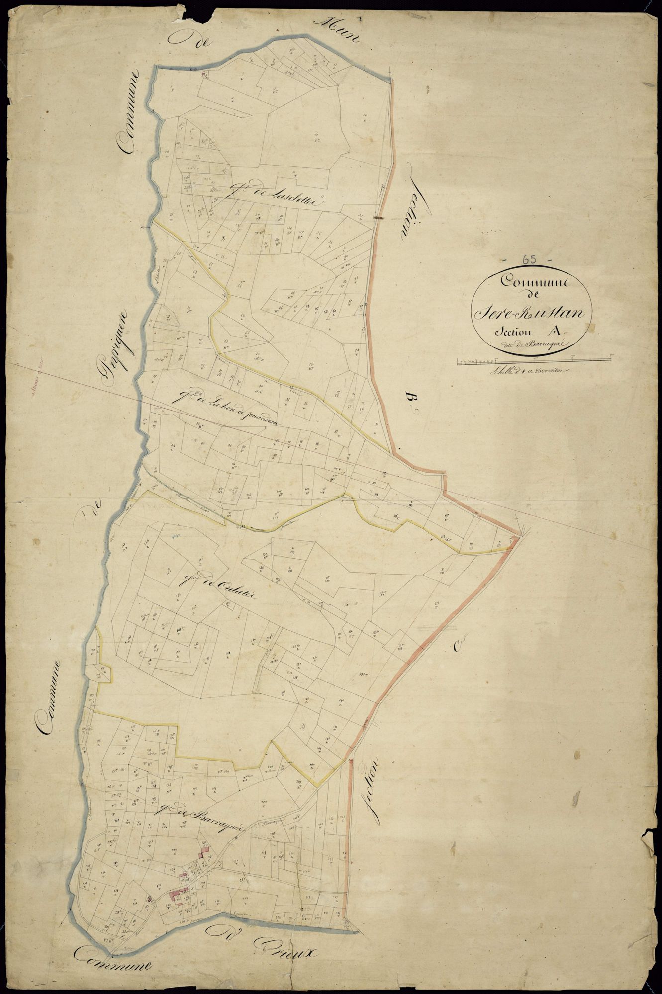 Sère-Rustaing - Sère-Rustaing.- Section A