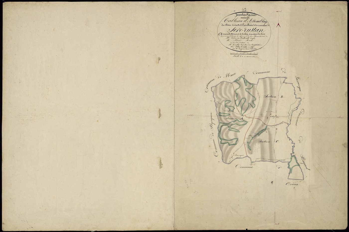 Sère-Rustaing - Sère-Rustaing.- Tableau d'assemblage