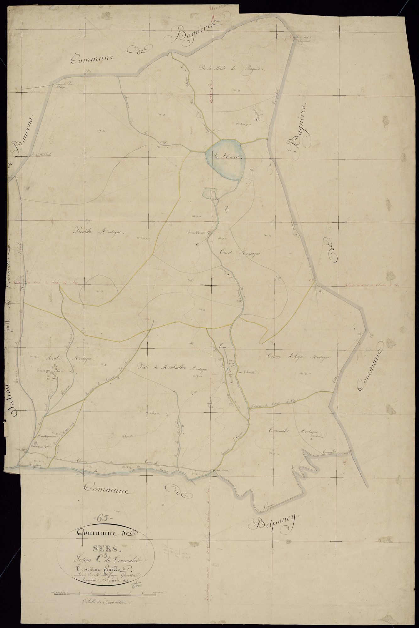 Sers - Sers.- Section C, 3e feuille