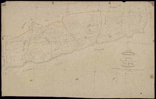 Sers - Sers.- Section C, 1re feuille