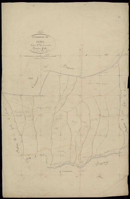 Sers - Sers.- Section C, 2e feuille