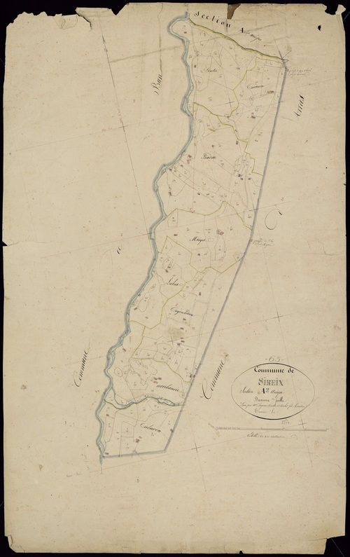 Sireix - Sireix.- Section A, 2e feuille