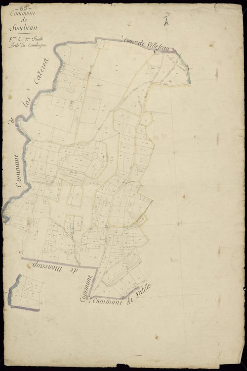 Sombrun - Sombrun.- Section C, 2e feuille