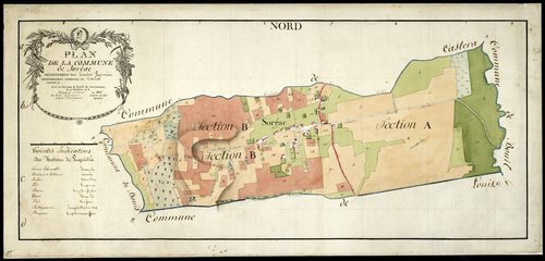 Soréac - Plan par masse de culture de Soréac