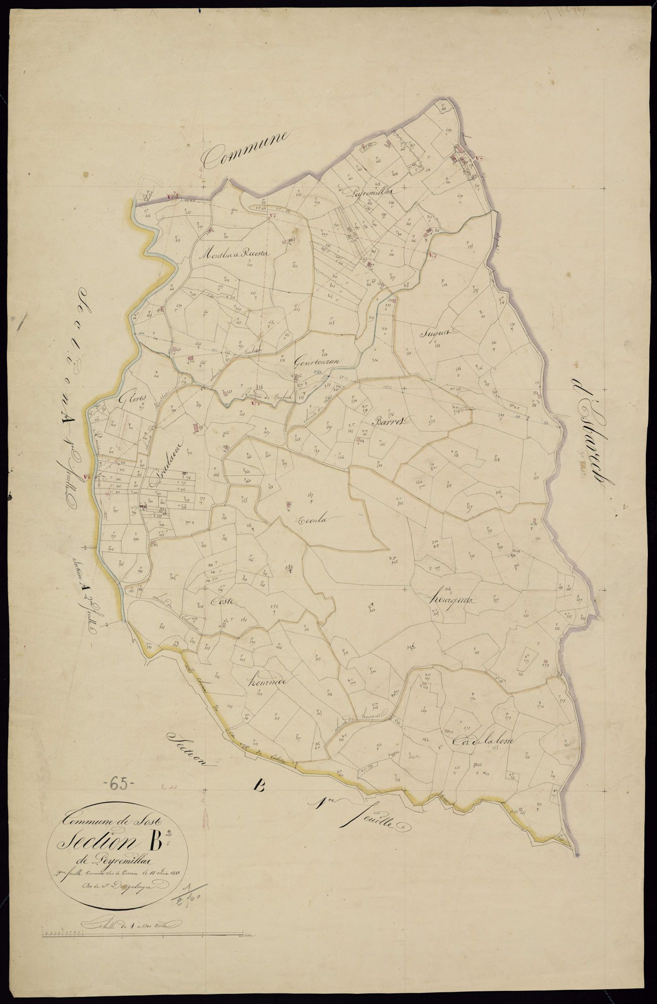 Sost - Sost.- Section B, 2e feuille