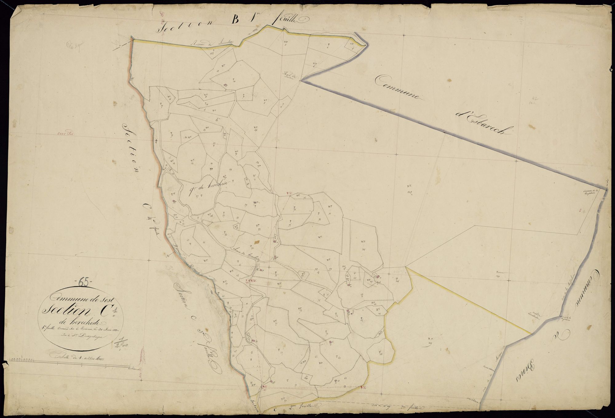 Sost - Sost.- Section C, 1re feuille