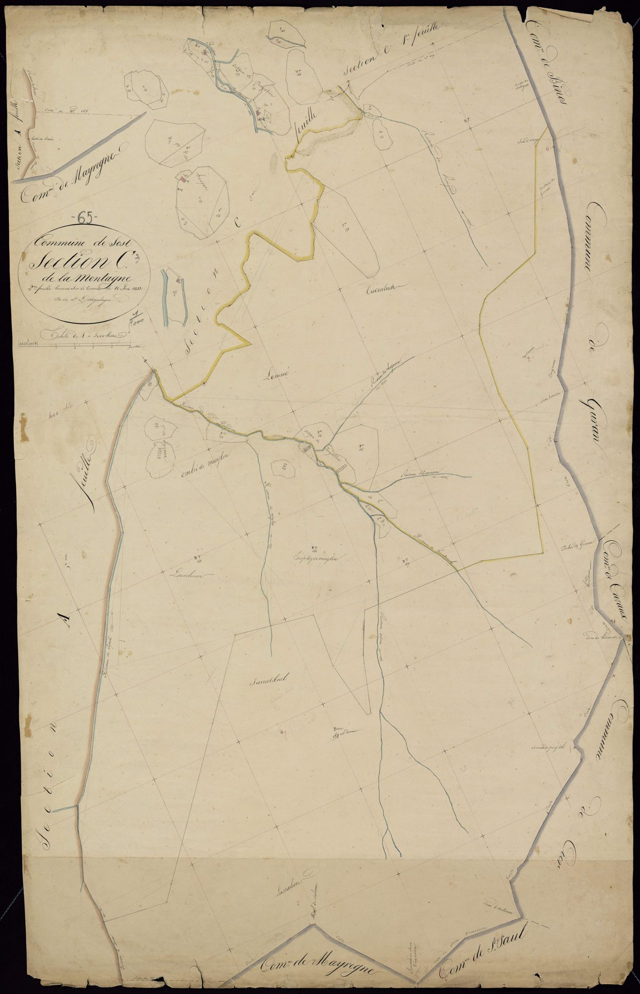 Sost - Sost.- Section C, 2e feuille