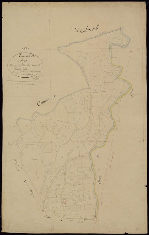Sost - Sost.- Section A, 1re feuille