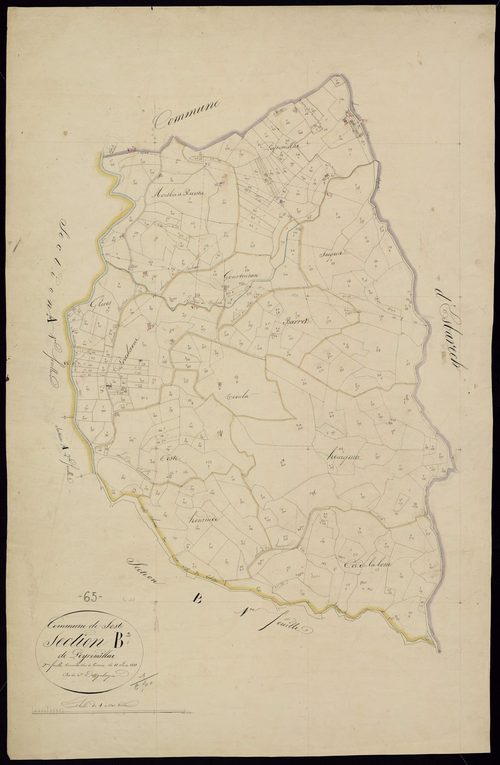 Sost - Sost.- Section B, 2e feuille
