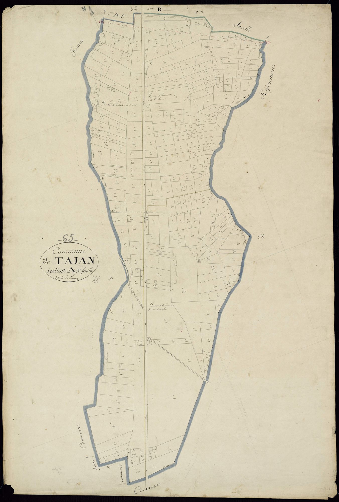 Tajan - Tajan.- Section A, 2e feuille