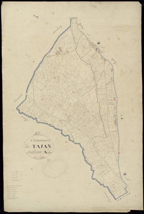 Tajan - Tajan.- Section A, 1re feuille