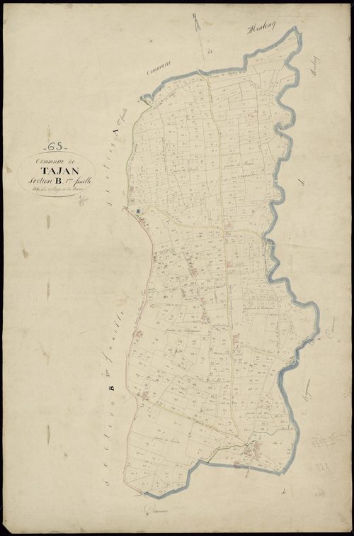 Tajan - Tajan.- Section B, 1re feuille