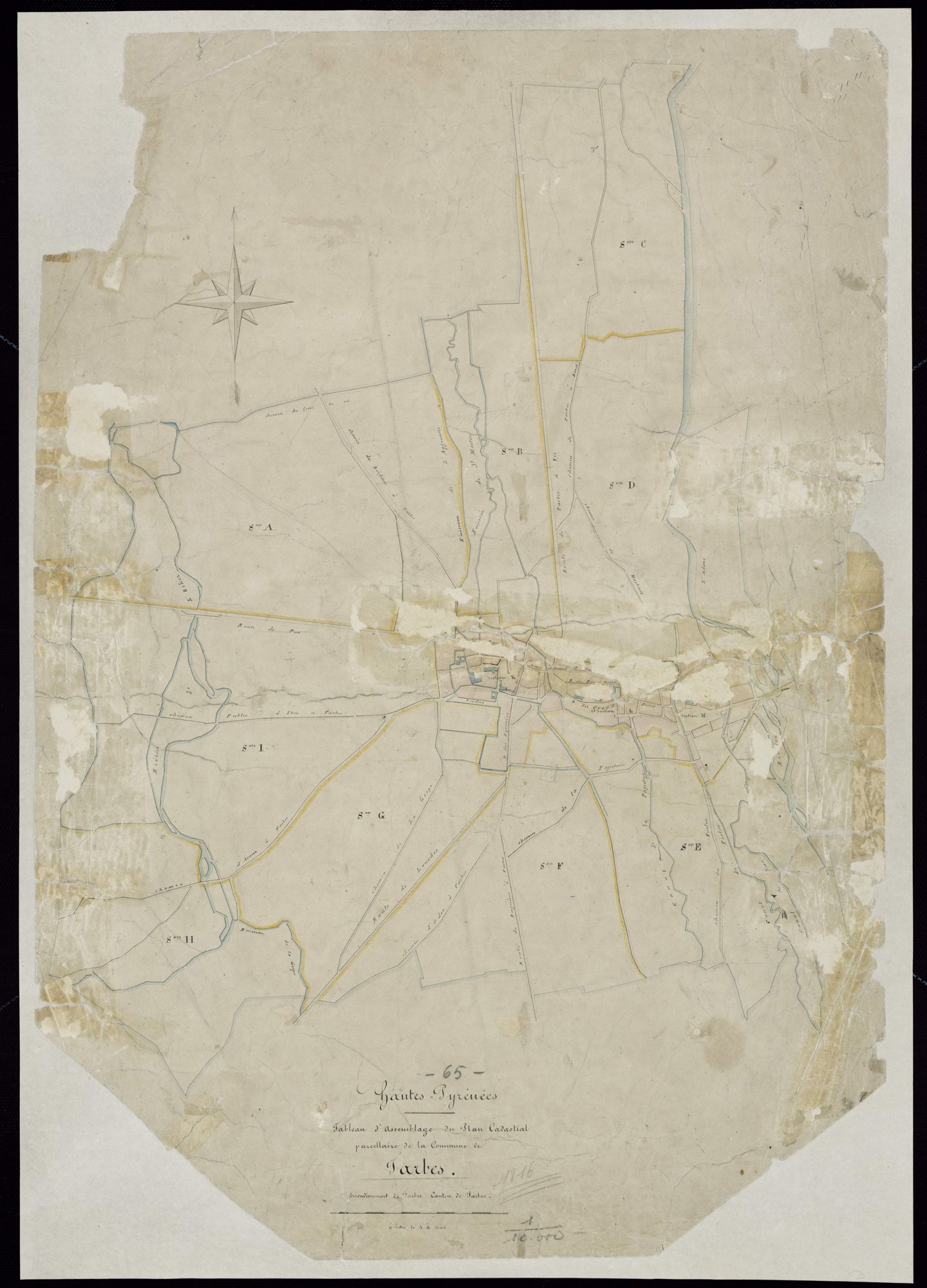 Tarbes - Tarbes.- Tableau d'assemblage