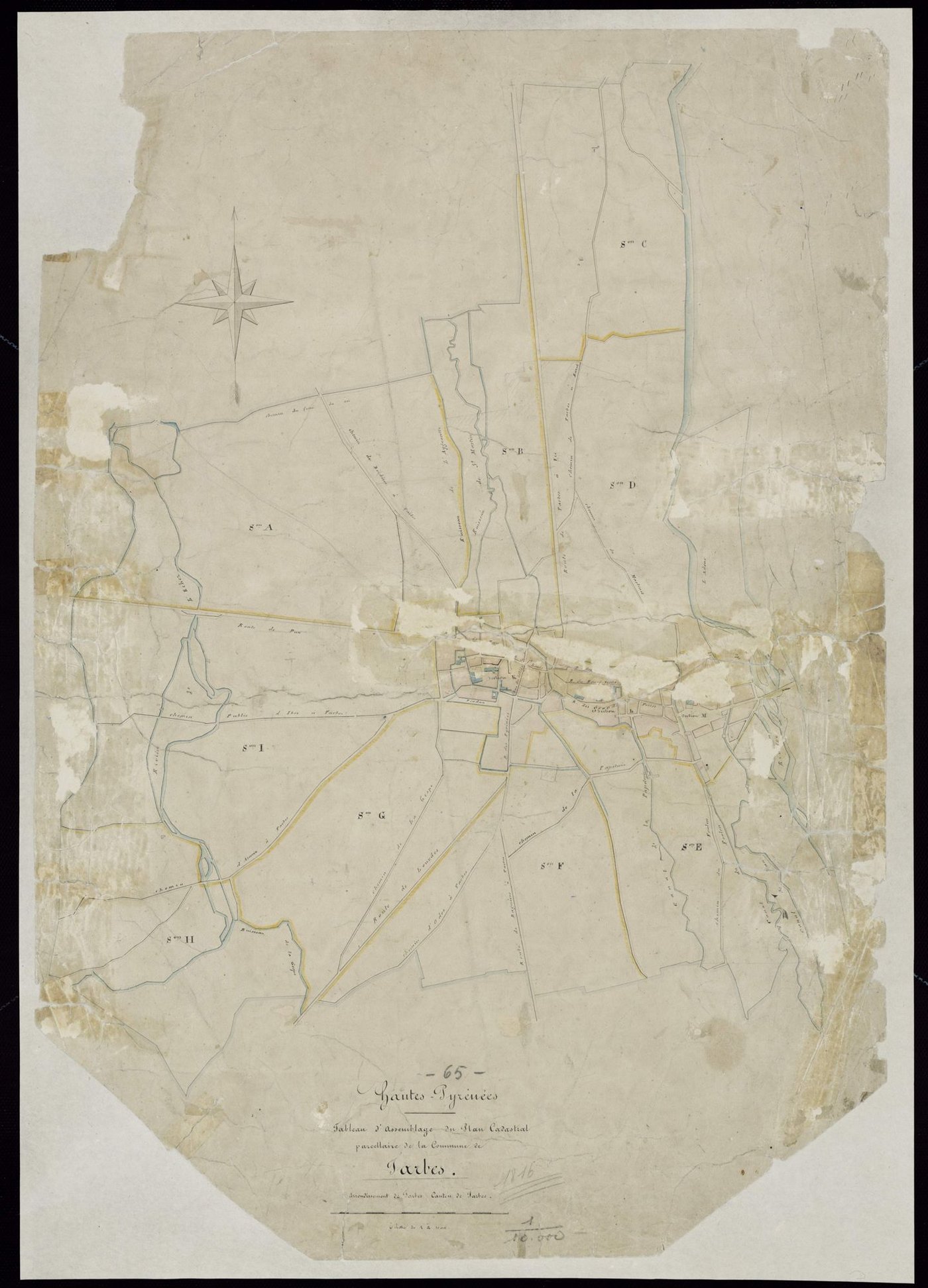 Tarbes - Tarbes.- Tableau d'assemblage