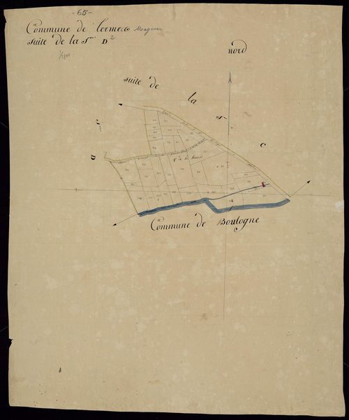 Thermes-Magnoac - Thermes-Magnoac.- Section D, 2e feuille