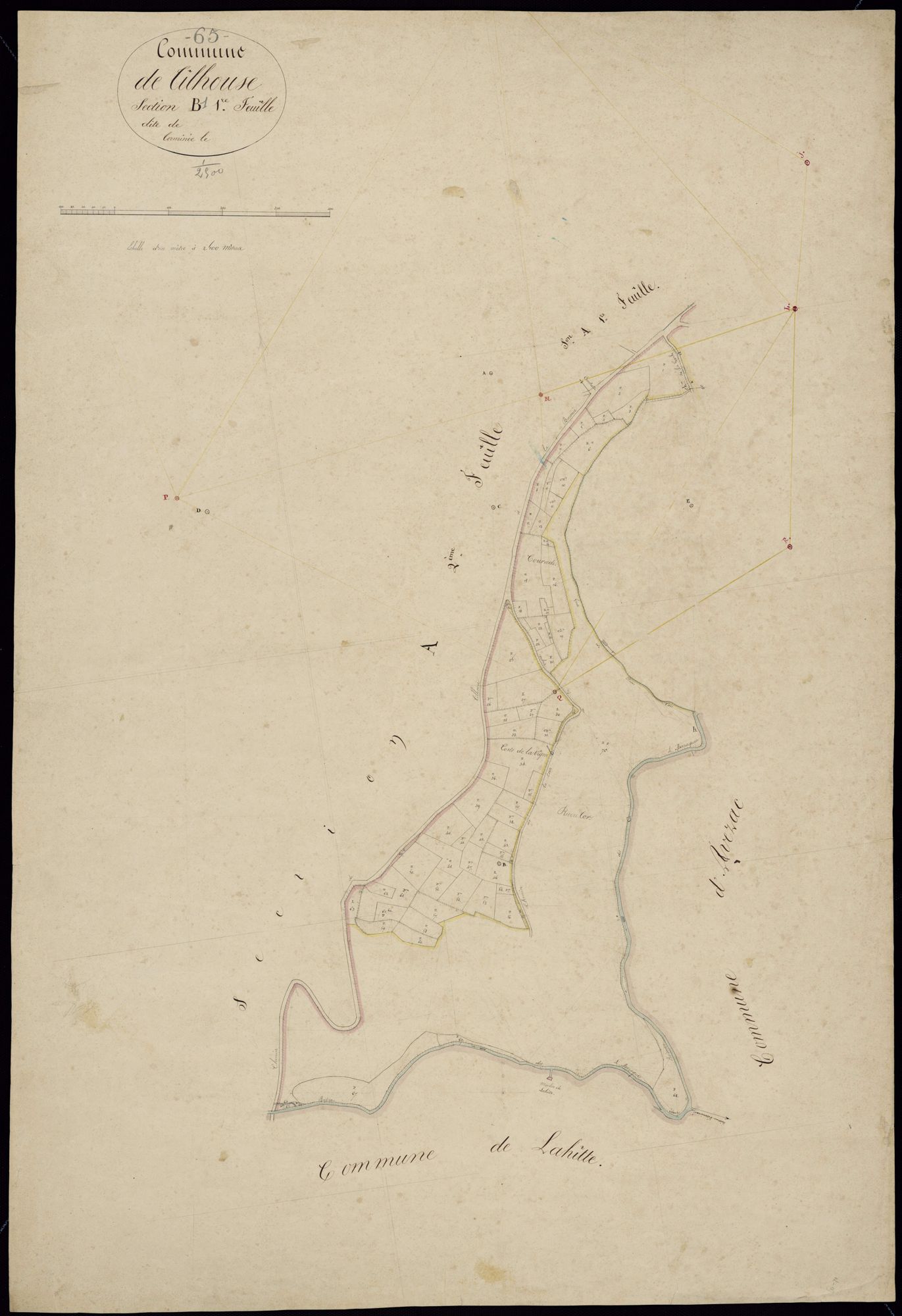 Tilhouse - Tilhouse.- Section B, 1re feuille