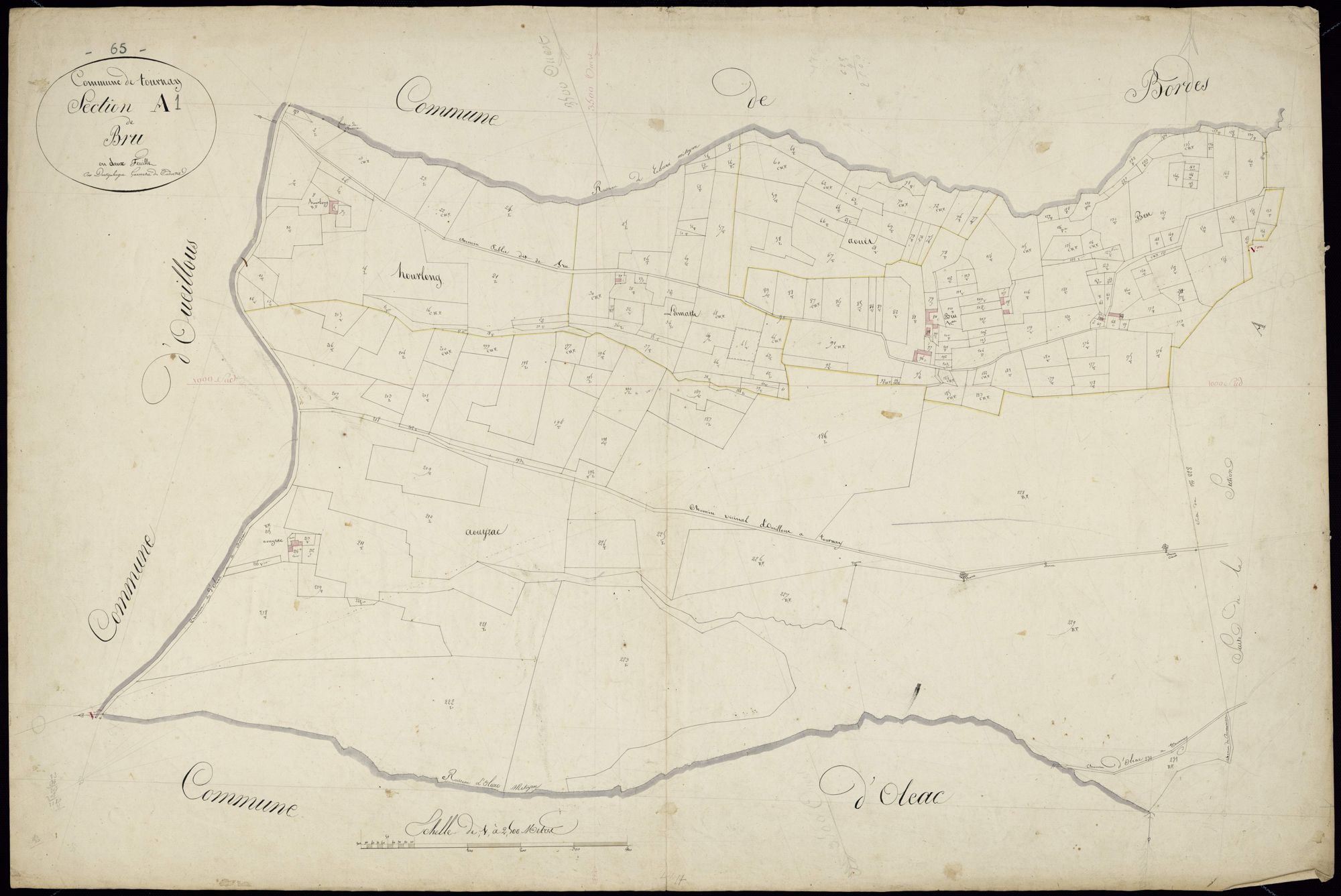 Tournay - Tournay.- Section A, 1re feuille