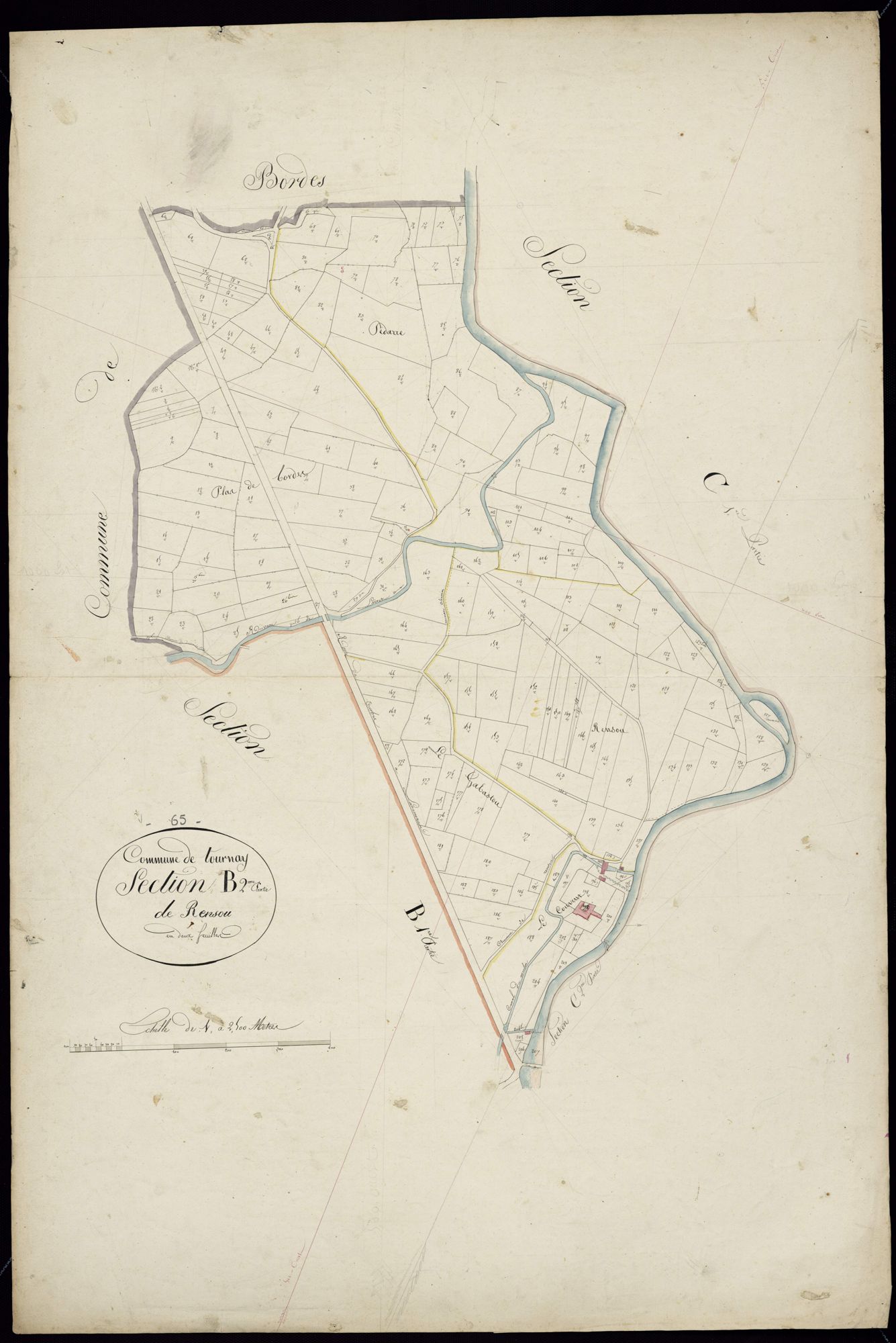 Tournay - Tournay.- Section B, 2e feuille