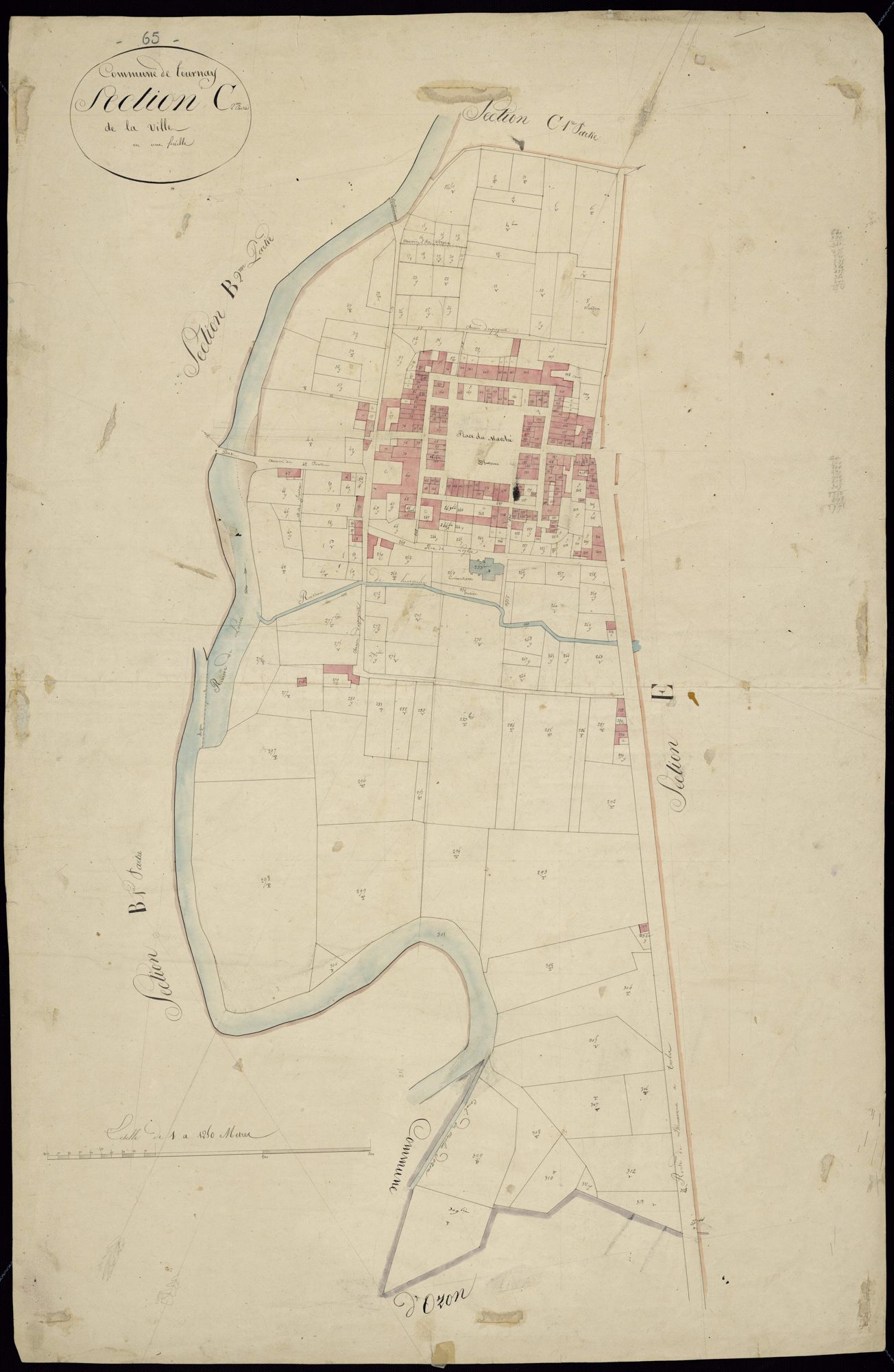 Tournay - Tournay.- Section C, 2e feuille