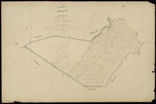 Troubat - Troubat.- Section A, 3e feuille