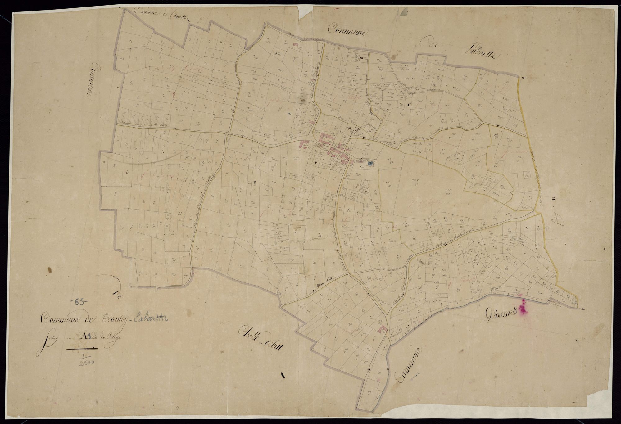 Trouley-Labarthe - Trouley-Labarthe.- Section A, 1re feuille