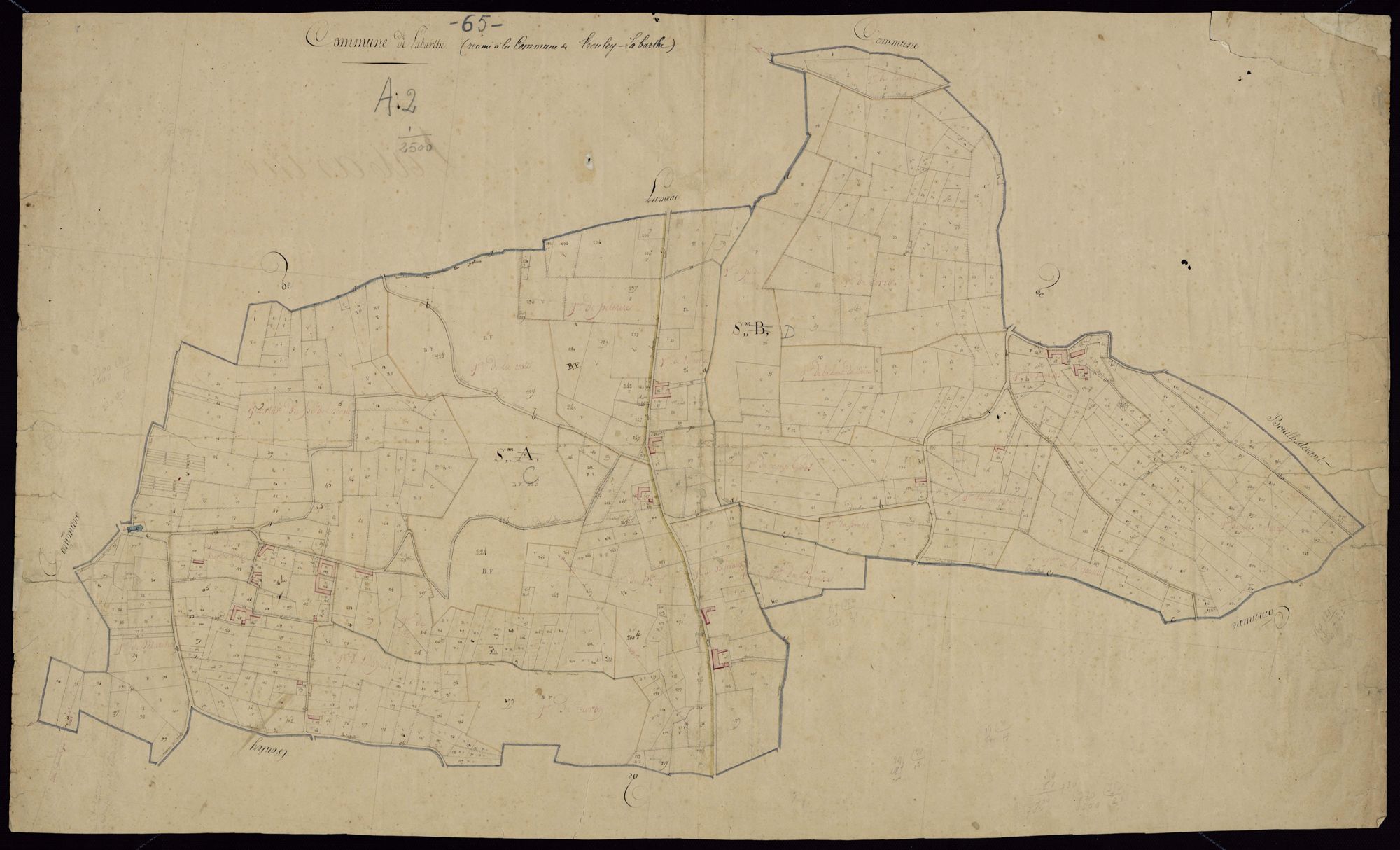 Trouley-Labarthe - Trouley-Labarthe.- Section A, 2e feuille