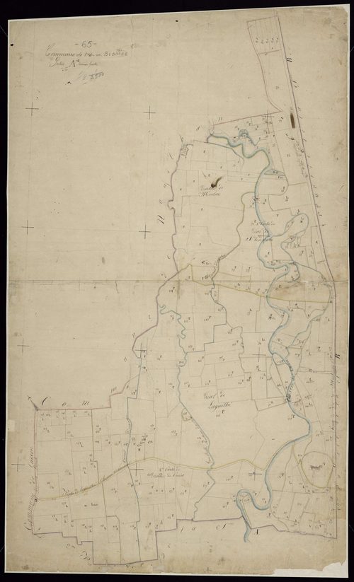 Vic-en-Bigorre - Vic-Bigorre.- Section A, 1re feuille