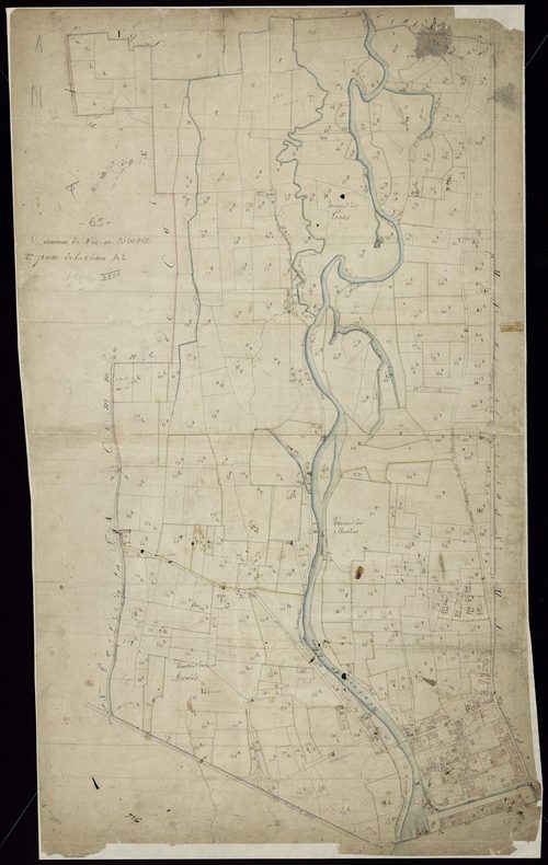Vic-en-Bigorre - Vic-Bigorre.- Section A, 2e feuille