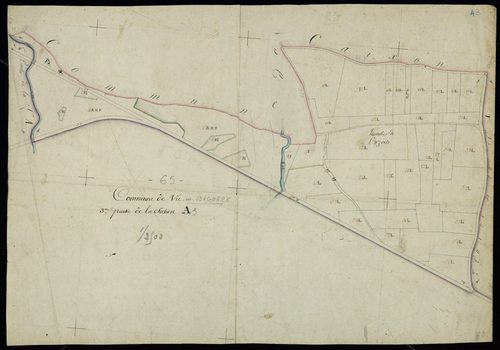 Vic-en-Bigorre - Vic-Bigorre.- Section A, 3e feuille