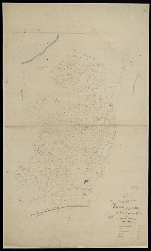 Vic-en-Bigorre - Vic-Bigorre.- Section C, 1re feuille