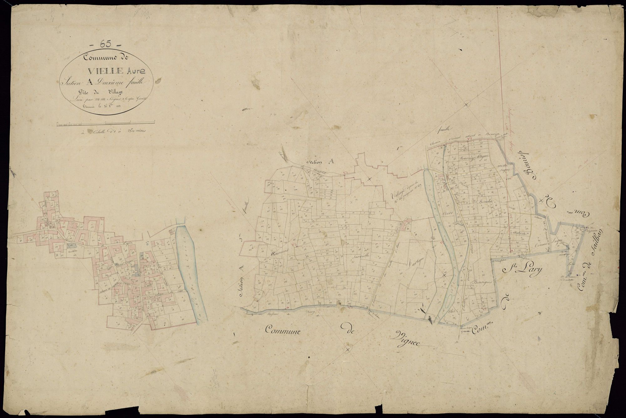 Vielle-Aure - Vielle-Aure.- Section A, 2e feuille