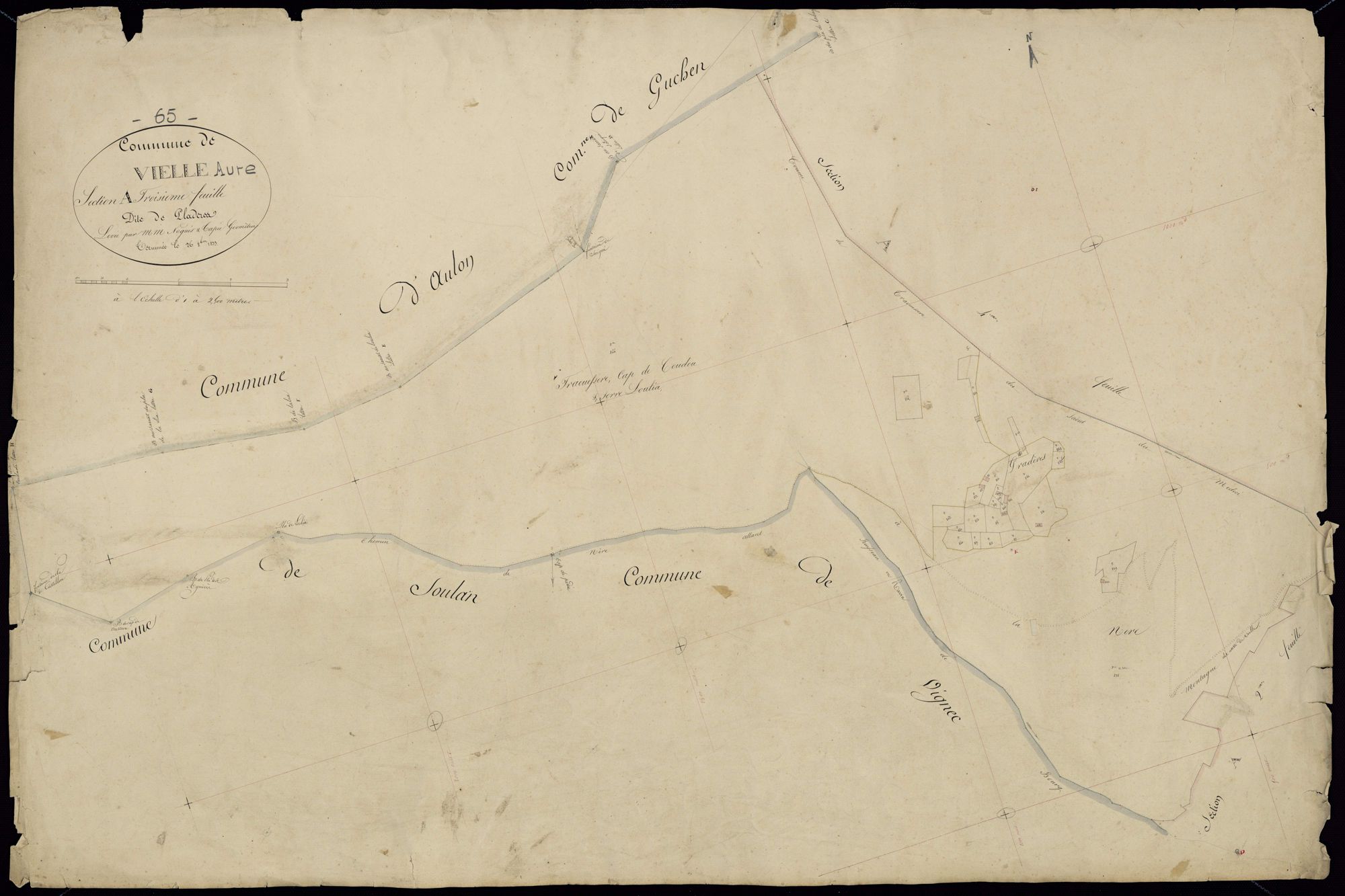 Vielle-Aure - Vielle-Aure.- Section A, 3e feuille