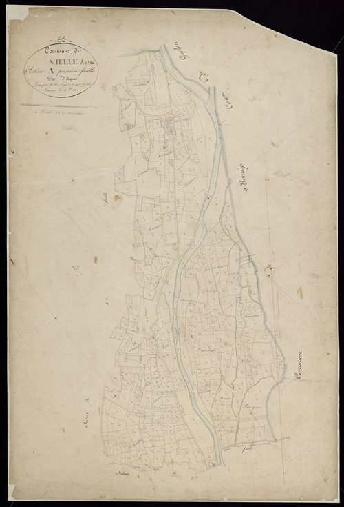 Vielle-Aure - Vielle-Aure.- Section A, 1re feuille