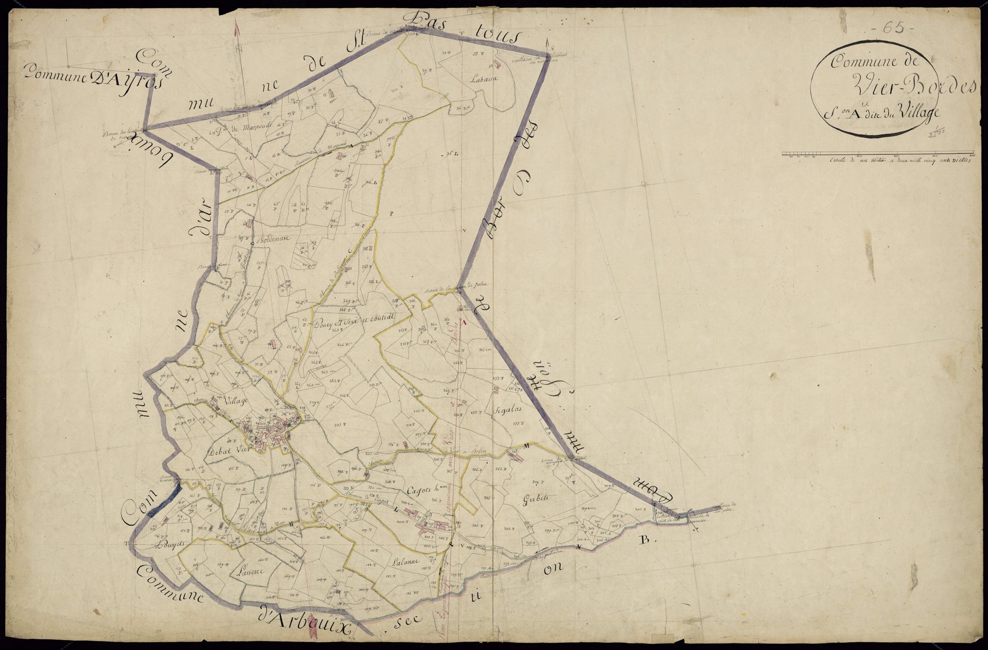 Vier-Bordes - Vier-Bordes.- Section A
