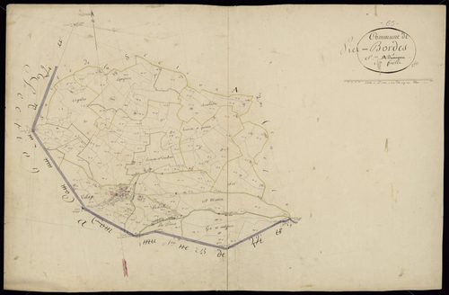 Vier-Bordes - Vier-Bordes.- Section D, 1re feuille