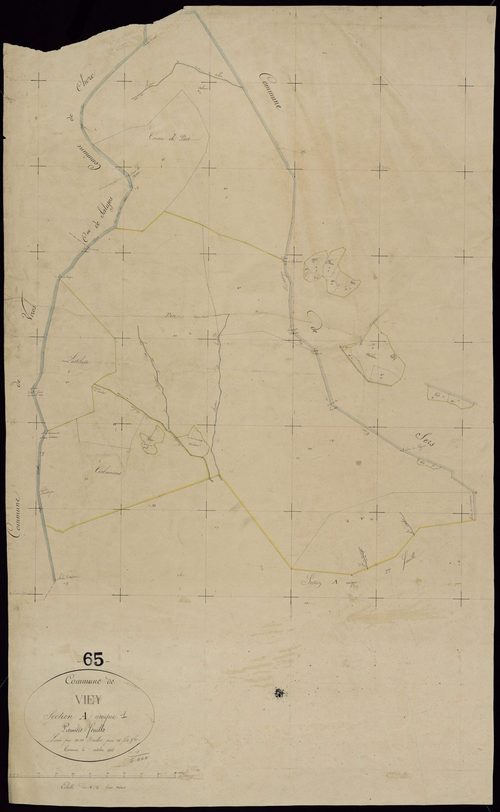Viey - Viey.- Section A, 1re feuille