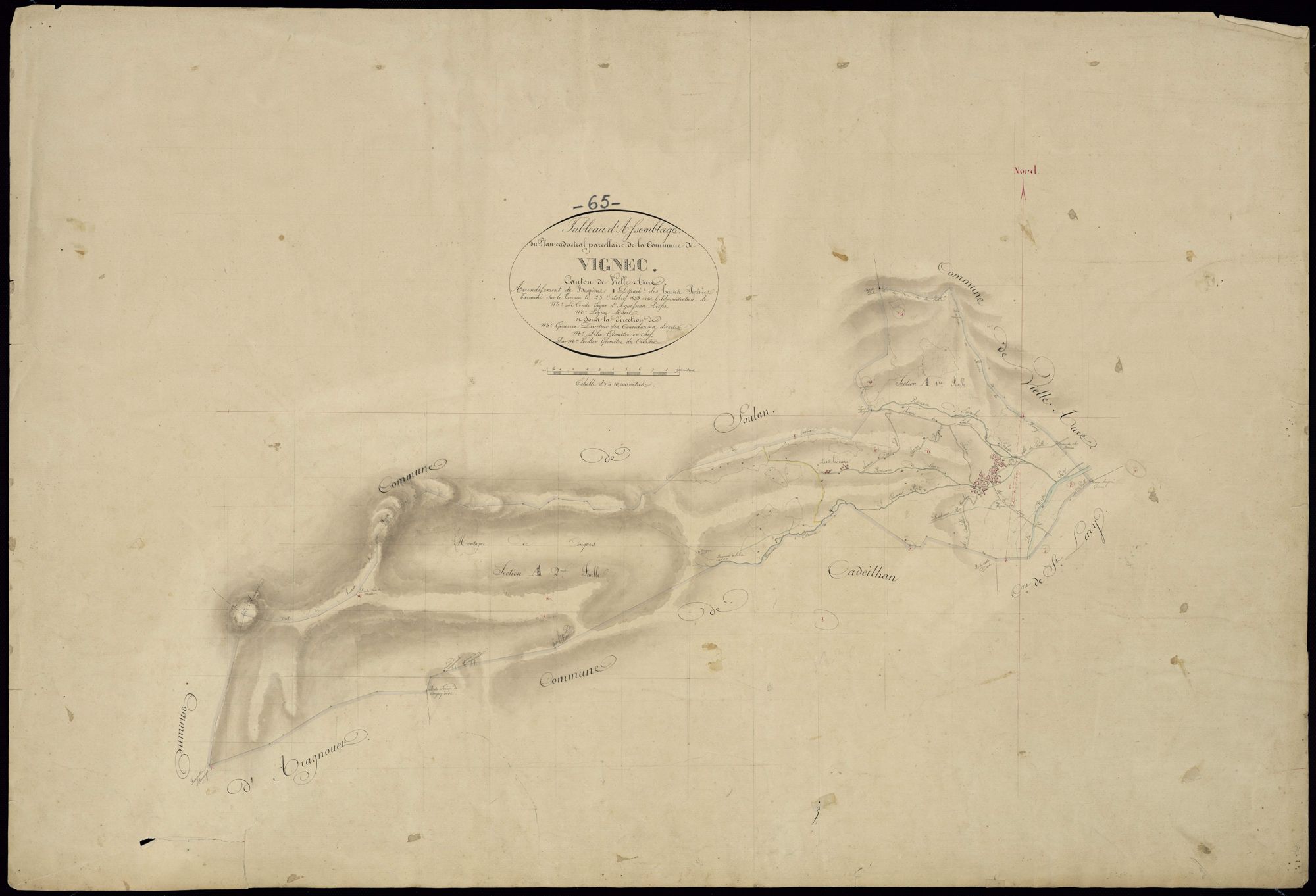 Vignec - Vignec.- Tableau d'assemblage