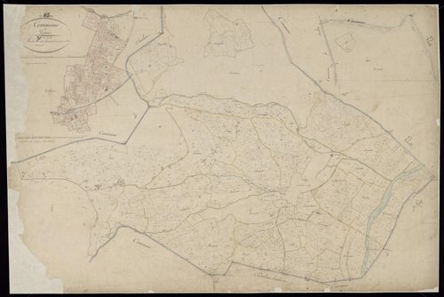 Vignec - Vignec.- Section U, 1re feuille