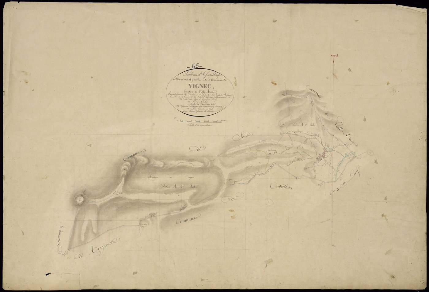 Vignec - Vignec.- Tableau d'assemblage