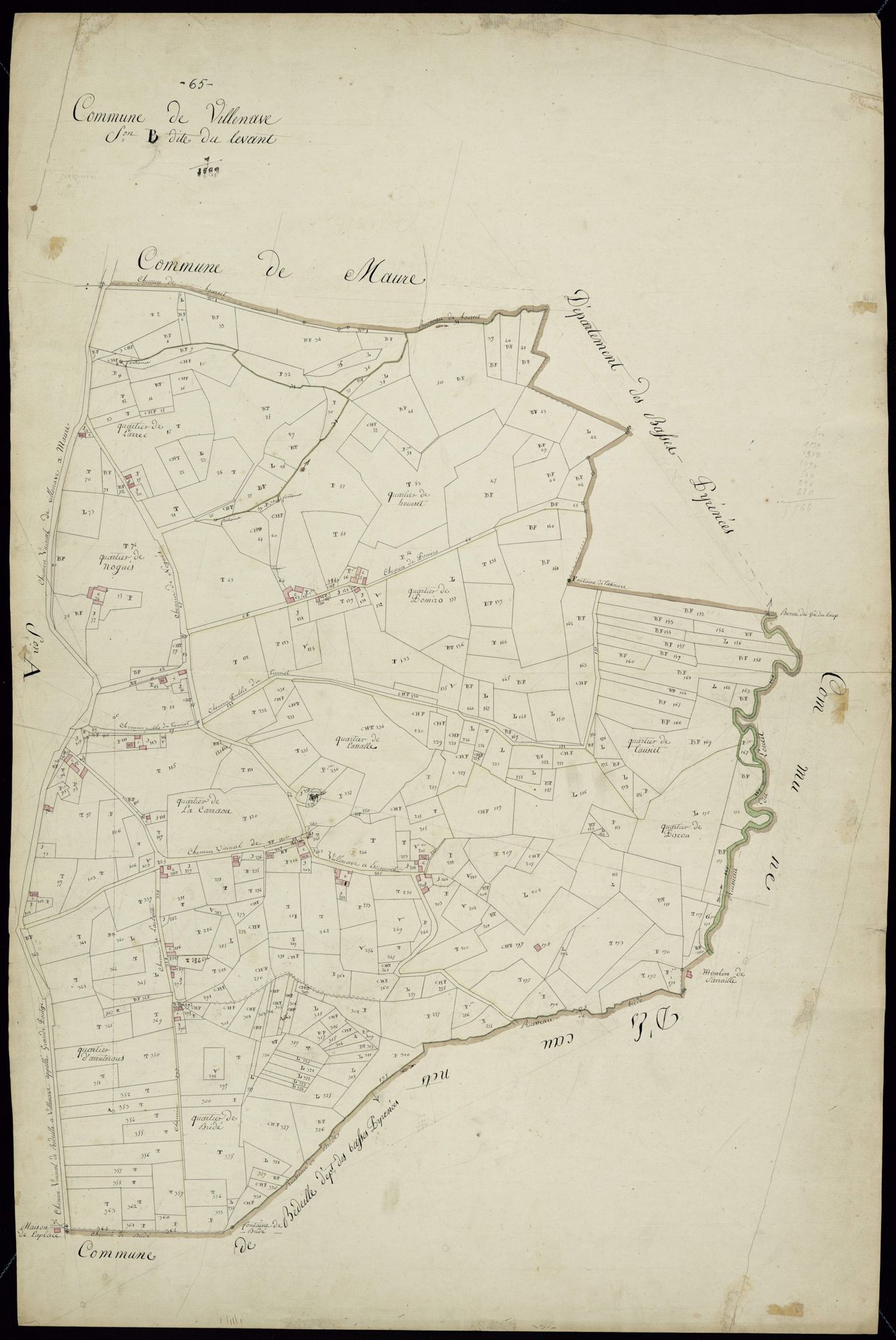 Villenave-près-Béarn - Villenave-près-Béarn.- Section B