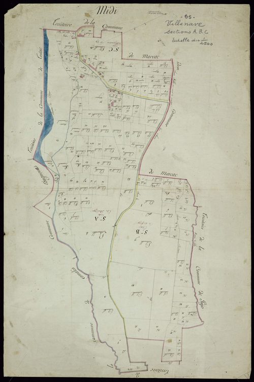 Villenave-près-Marsac - Villenave-près-Marsac.- Section ABC
