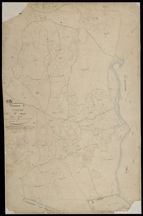 Viscos - Viscos.- Section A, 1re feuille.