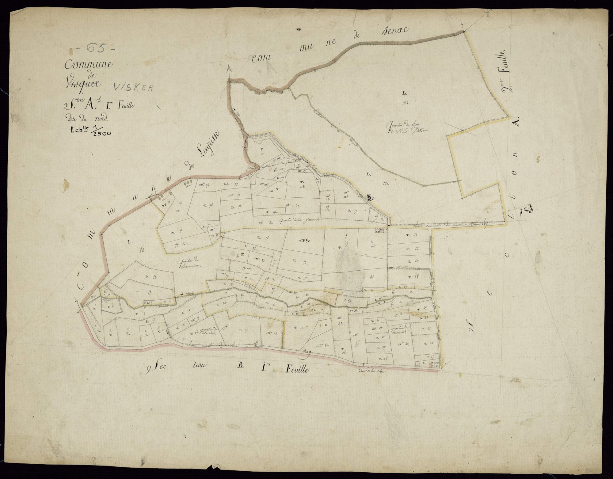 Visker - Visker.- Section A, 1re feuille