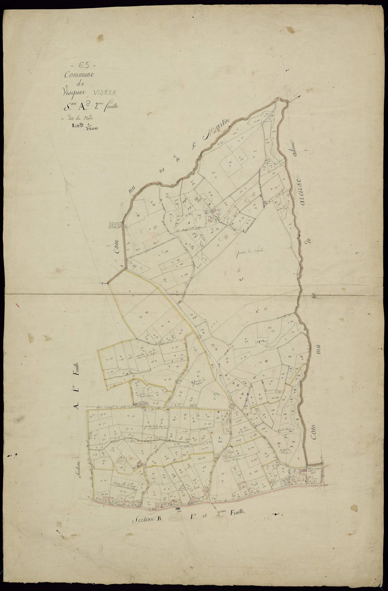 Visker - Visker.- Section A, 2e feuille