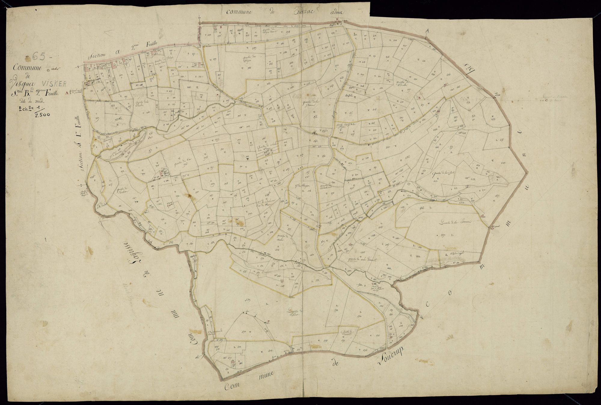 Visker - Visker.- Section B, 2e feuille