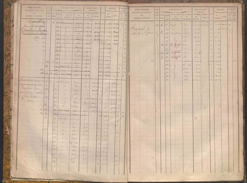 État de sections et matrice des propriétés foncières.